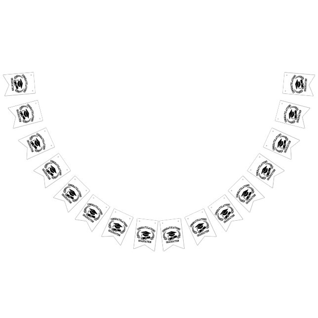 Congratulations For Graduation Bunting Banner (All)