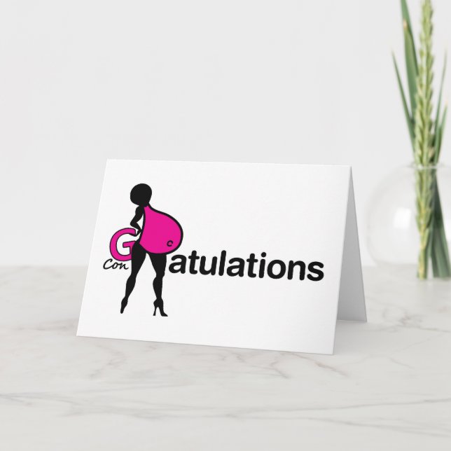 Congratulations for having a baby - Greeting Card (Front)