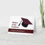 Congratulations For Mother Of Graduate Card at Zazzle
