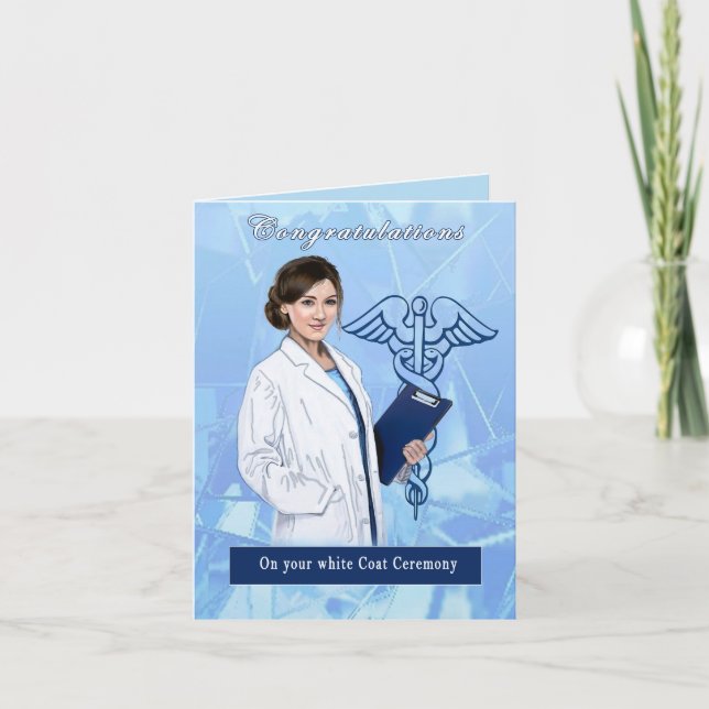 Congratulations for White Coat Ceremony Card (Front)