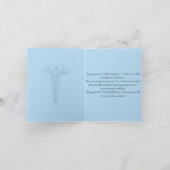 Congratulations for White Coat Ceremony Card (Inside)