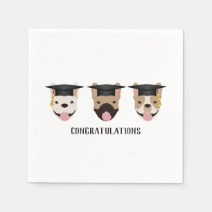 Congratulations French Bulldogs Napkins