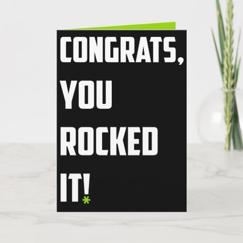 Congratulations Funny Card