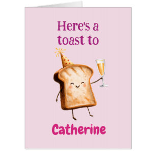 Congratulations, Funny Toasts Greetings, Bubbly Card