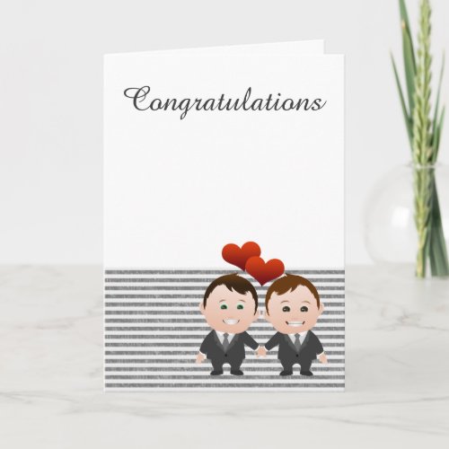 Congratulations Gay Themed Wedding Card