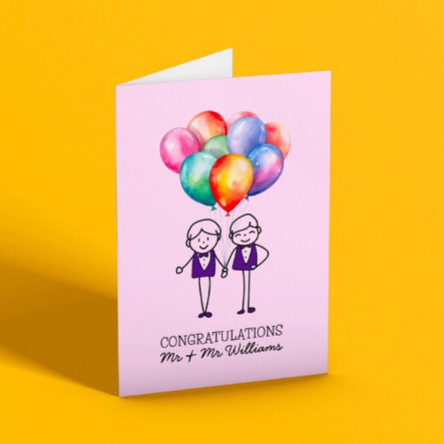 Congratulations Gay Wedding Card