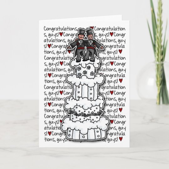 wedding congratulations gay couple Congratulations Zazzle.com  Card  Gay Couple Wedding