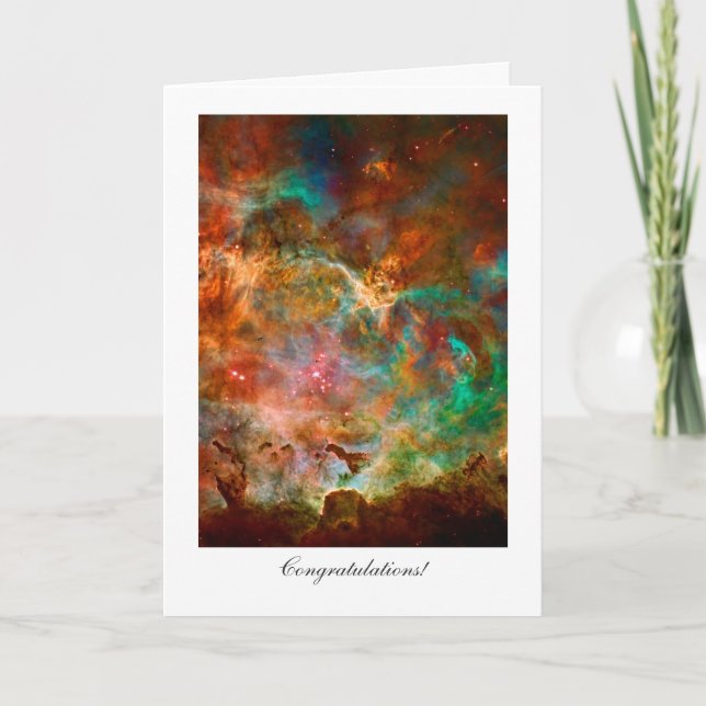 Congratulations - General, Carina Nebula Stars Card (Front)