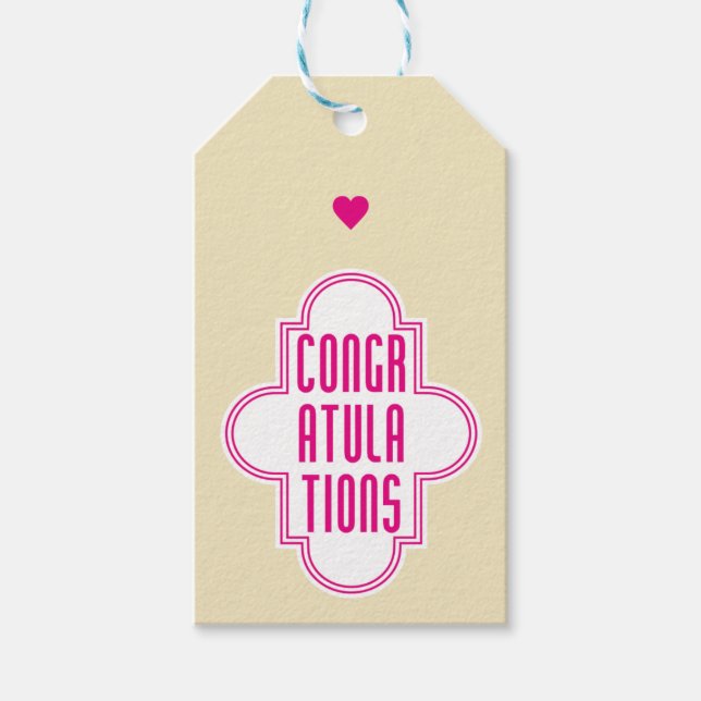 Congratulations Gift Tags (Front)