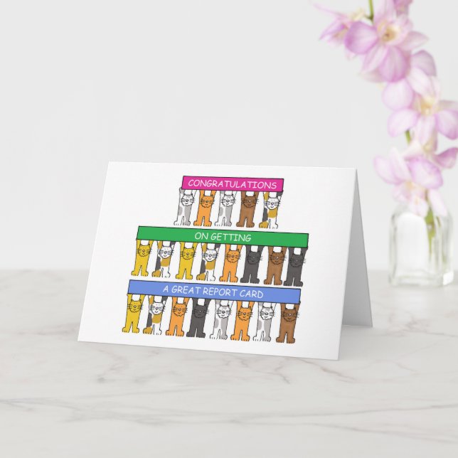 Congratulations Good Grades Report Card | Zazzle Congratulations Good Grades Report Card | Zazzle