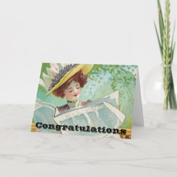 Congratulations Good News Gets Around Card by GoodThingsByGorge at Zazzle