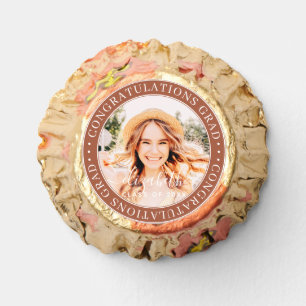 Congratulations Grad Modern Custom Photo Reese's Reese's Peanut Butter Cups