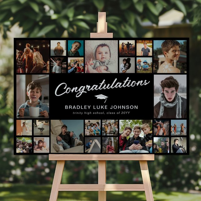 Congratulations Graduate 27 Photo Collage  Foam Board (Creator Uploaded)