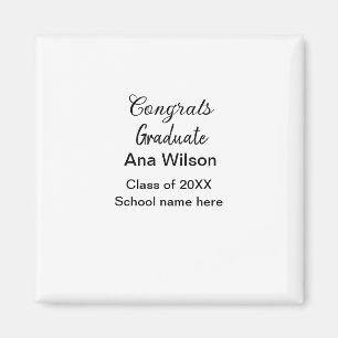 congratulations graduate add name class year schoo magnet