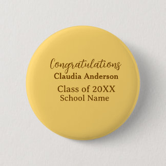 Congratulations graduate add school name simple mo button