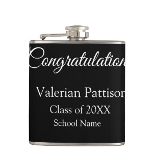 Congratulations graduate add school name simple mo flask