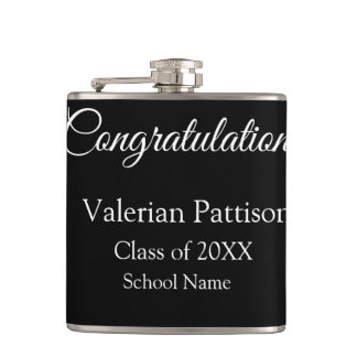 Congratulations graduate add school name simple mo flask