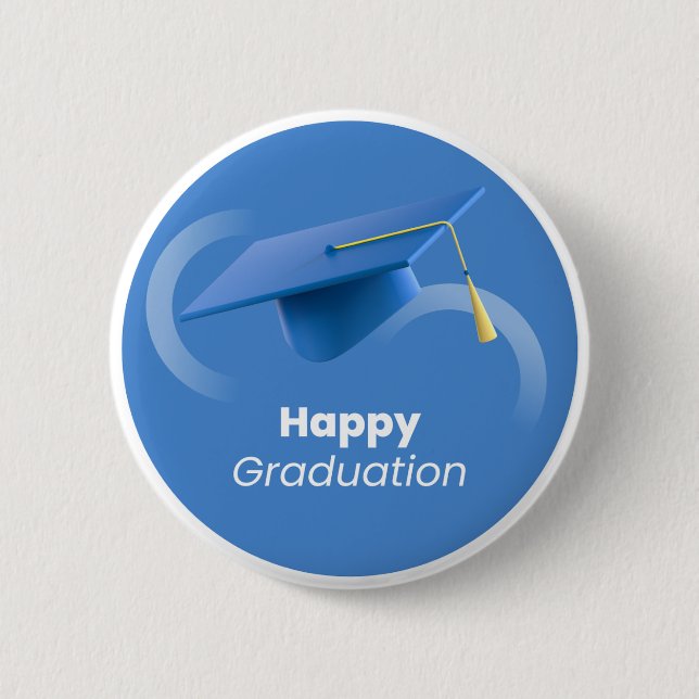 "Congratulations Graduate!" Button (Front)