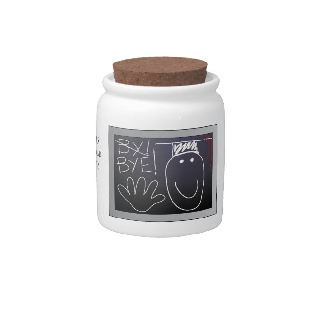 Congratulations Graduate Candy Jar (Front)