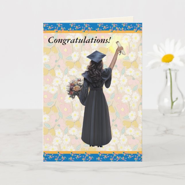 Congratulations Graduate Card (Small Plant)