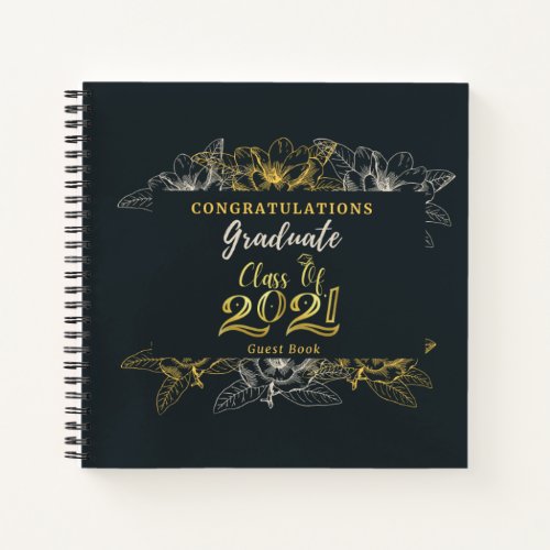 Congratulations graduate class of 2021 notebook