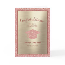 Congratulations Graduate Class of 2021 Pink Gold Card Congratulations Graduate Class of 2021 Pink Gold Card