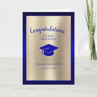 Congratulations Graduate Class of 2022 Blue Gold Card