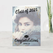 Congratulations Graduate | Class of 2024 Photo Card (Front)
