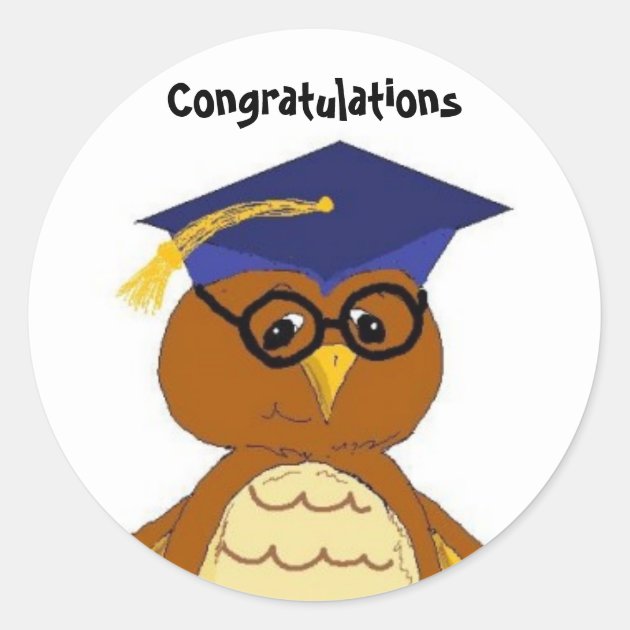 Congratulations Graduate Classic Round Sticker