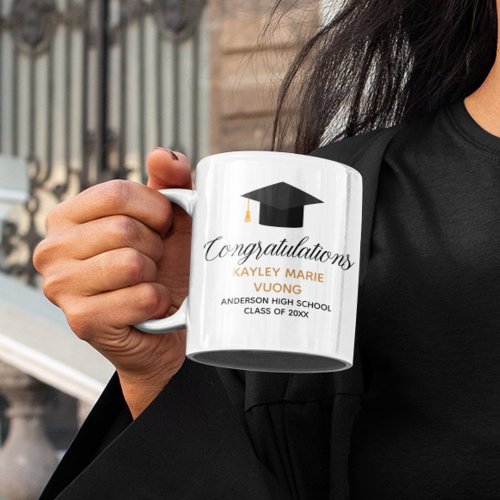 Congratulations Graduate Custom 2024 Graduation Coffee Mug