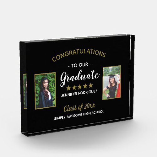 Congratulations Graduate Custom 2 Photo Graduation