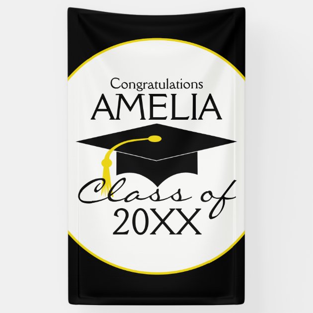Congratulations Graduate Custom Name Banner