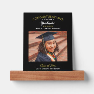 Congratulations Graduate Custom Photo Graduation Picture Ledge