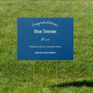 Congratulations Graduate Custom School and Year Sign