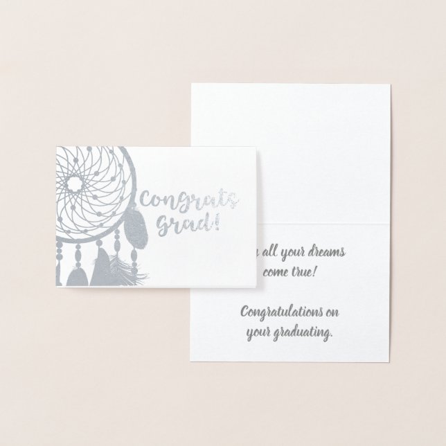 Congratulations Graduate | Dreamcatcher Foil Card (Display)