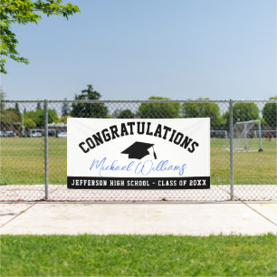 Congratulations Graduate Elegant Script Custom Banner