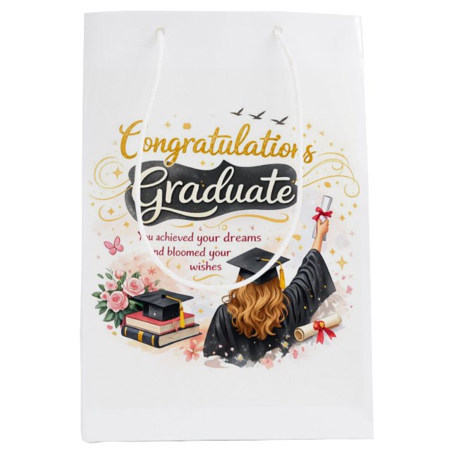 Congratulations Graduate Gift Bag Idea (Front)