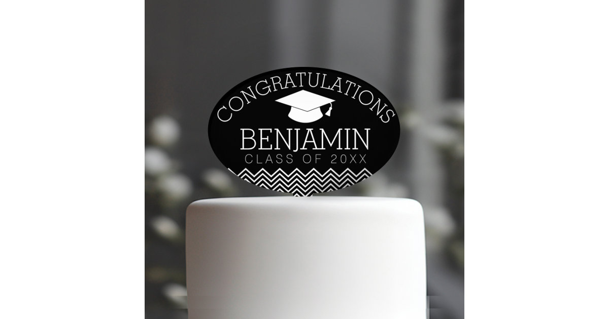 Custom Cake Topper Your Text Here Create Your Own Personalized Acrylic Cake  Topper Congrats Cake Topper Graduation Party Decor, Any Color