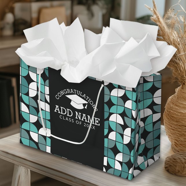 Congratulations Graduate Graduation Cap MCM Large Gift Bag (Custom Gift Bag)