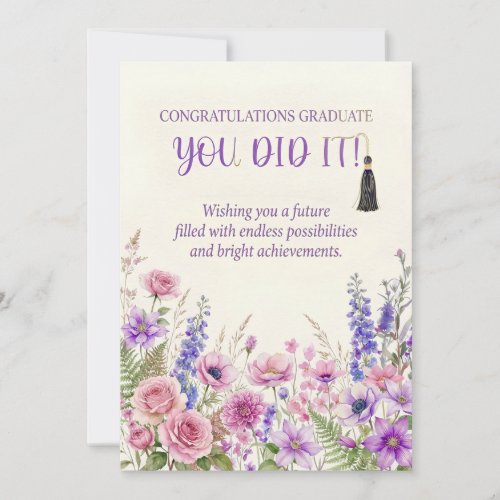 Congratulations Graduate Graduation Card