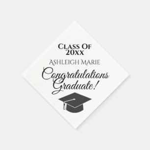 Congratulations Graduate Graduation Party Napkins