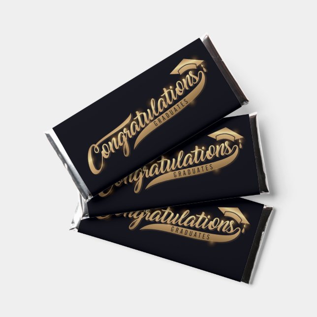 Congratulations Graduate Hershey Bar Favors (Front)