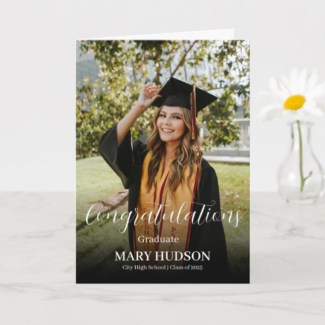 Congratulations Graduate High School Graduation Card (Small Plant)