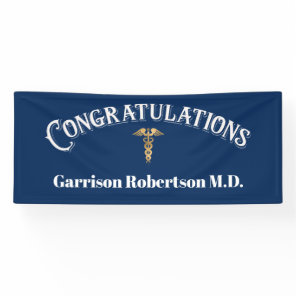 Congratulations Graduate MD Doctor Banner