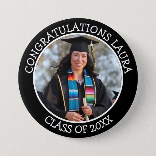 Congratulations Graduate name and photo  Button