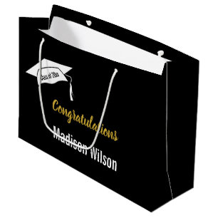 Congratulations Graduate Name Class of 2026 Large Gift Bag