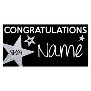 Congratulations Graduate Party Star Banner