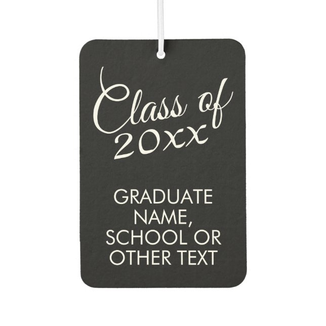 Congratulations Graduate - Personalized Graduation Air Freshener (Front)