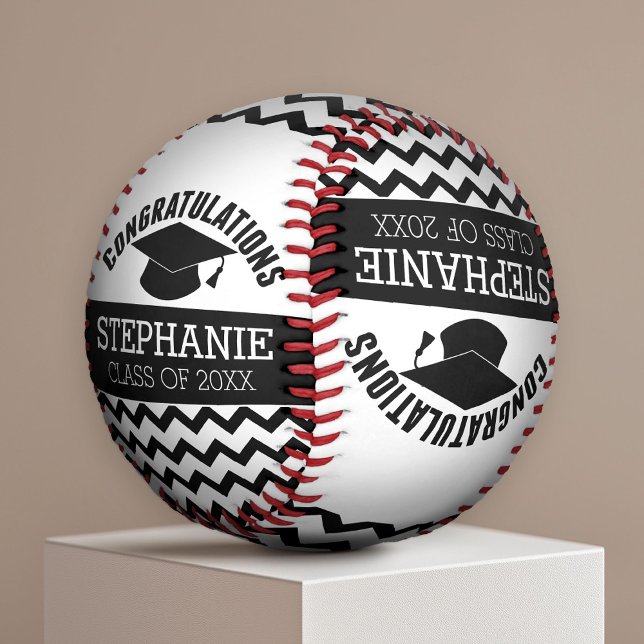Congratulations Graduate - Personalized Graduation Baseball (Custom Graduation Baseball)