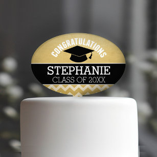 Congratulations Graduate - Personalized Graduation Cake Topper